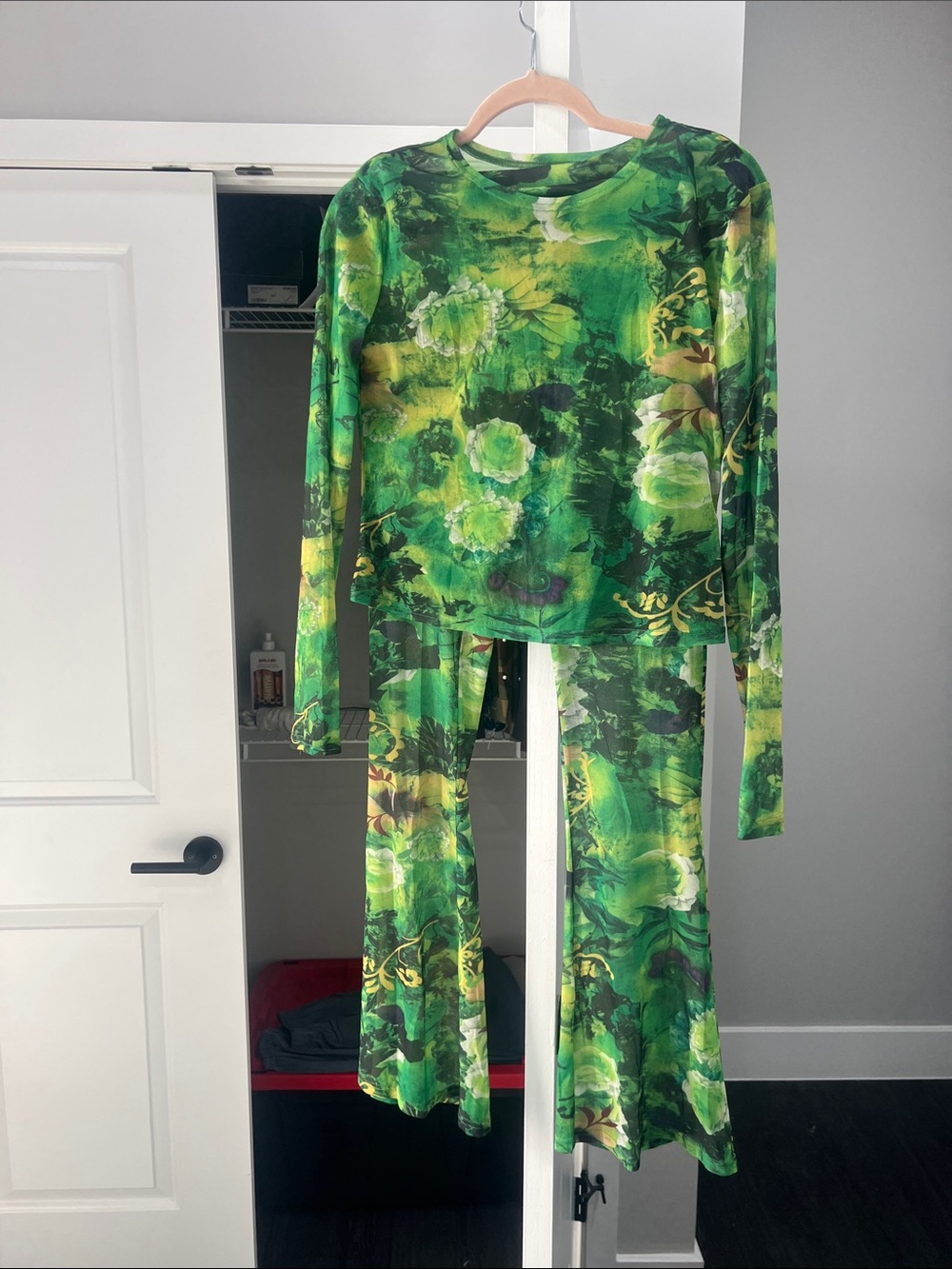 Long Sleeve Top & Pants or cover-up